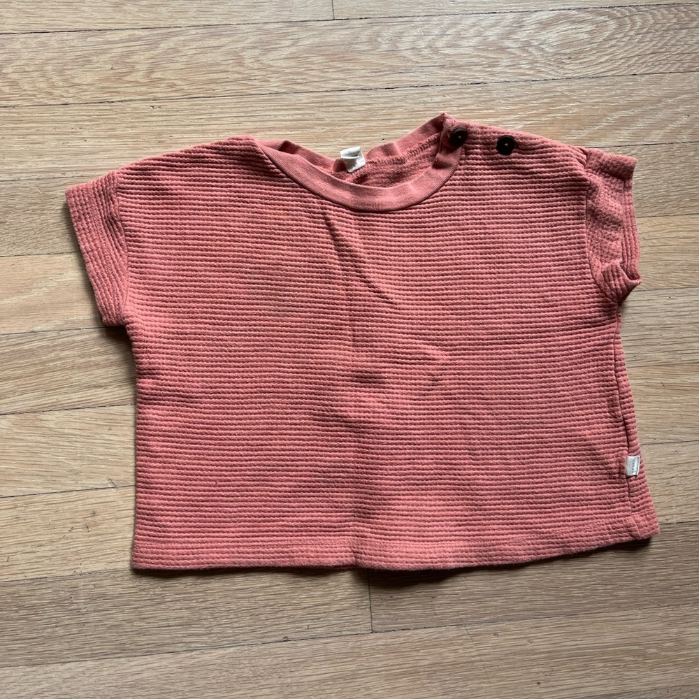 Nui Organics Waffle Boxy Tee